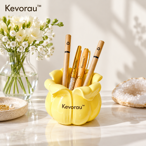 Kevorau™ Buttercup Yellow Tulip Desk Organizer
