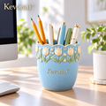 Kevorau™ Sky Blue Tulip Relief Organizer Cup