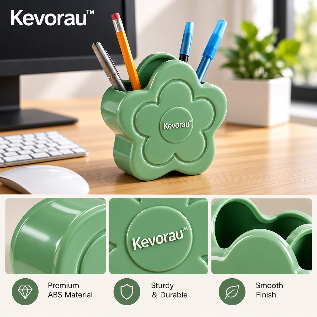 Kevorau™ Sage Blossom Sculptural Pen Holder